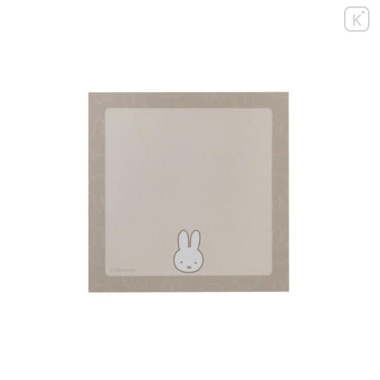 Japan Miffy Square Memo Pad - Miffy : Face Ivory - 5