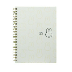 Japan Miffy A5 Ring Notebook - Miffy : Face Ivory