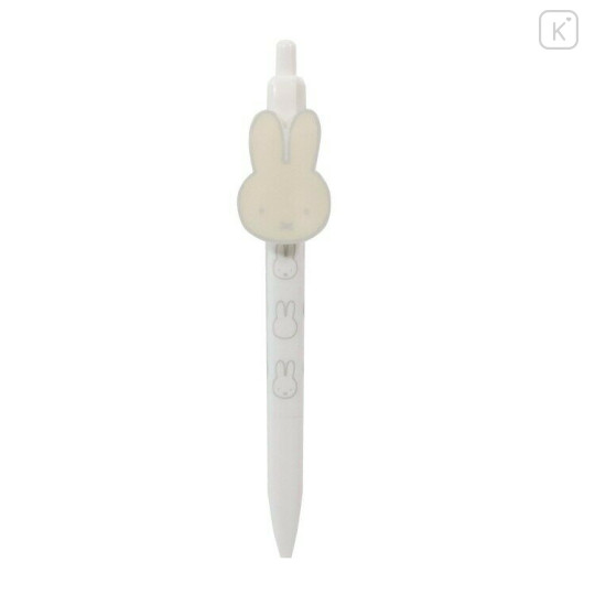 Japan Miffy Mascot Ballpoint Pen - Miffy : Face Ivory - 1
