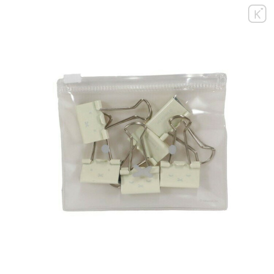 Japan Miffy Binder Clip Set - Miffy : Face Ivory - 1