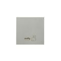 Japan Miffy Mini Message Card - Miffy : Face Grey - 2