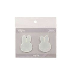 Japan Miffy Acrylic Magnet - Miffy : Face Grey