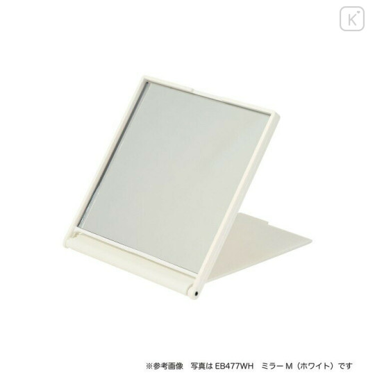 Japan Miffy Folding Stand Mirror - Miffy : Face Grey - 2