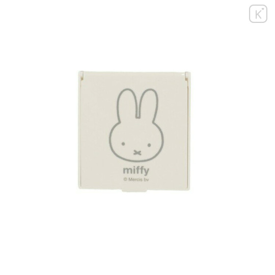 Japan Miffy Folding Mirror - Miffy : Face Ivory - 1