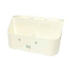 Japan Miffy Desk Organizer Pen Holder Stand - Miffy : Face Ivory