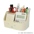 Japan Miffy Desk Organizer Pen Holder Stand - Miffy : Face Ivory - 2