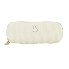 Japan Miffy Pen Pouch Pencil Case - Miffy : Face Ivory