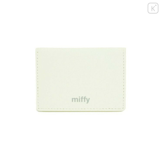 Japan Miffy Business Card Case - Miffy : Face Ivory - 2
