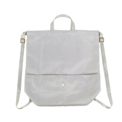 Japan Miffy Gym Sack Knapsack Drawstring Backpack - Miffy : Face Grey