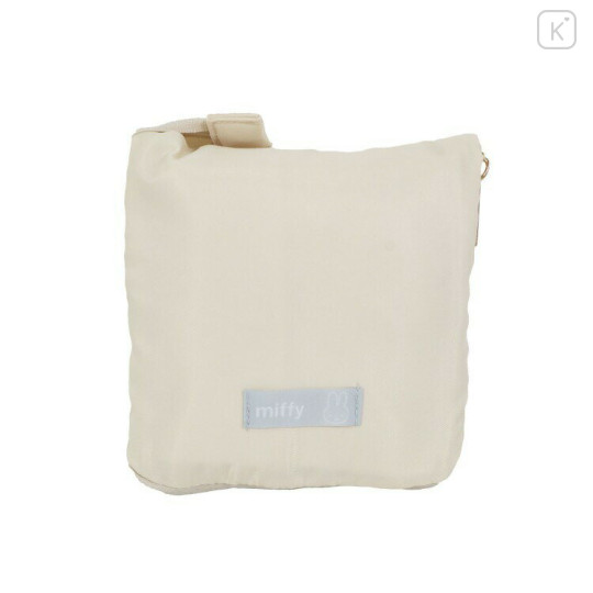 Japan Miffy Gym Sack Knapsack Drawstring Backpack - Miffy : Face Ivory - 2