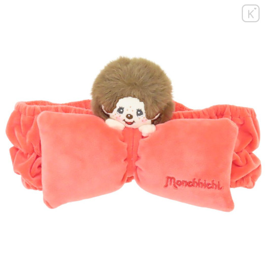 Japan Monchhichi Hair Band with Ribbon - Red - 1