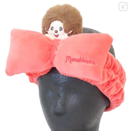 Japan Monchhichi Hair Band with Ribbon - Red - 5