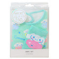 Japan Sanrio Bib & Socks Set - Cinnamoroll : Turquoise - 1
