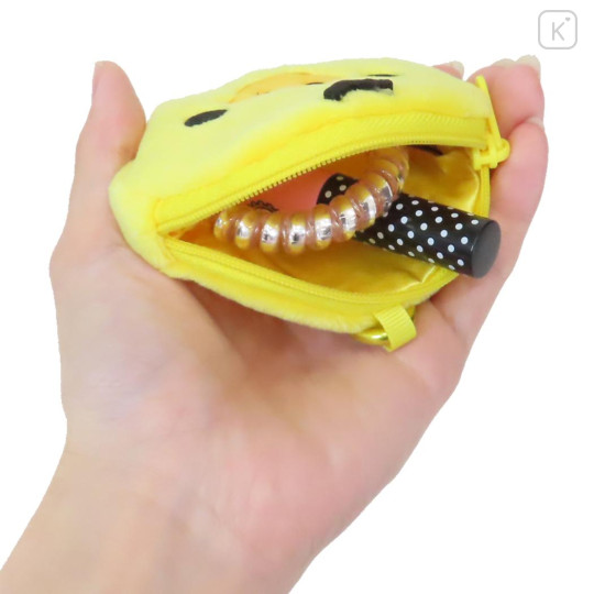 Japan San-X Mascot Mini Pouch with Carabiner - Kiiroitori : Face - 3