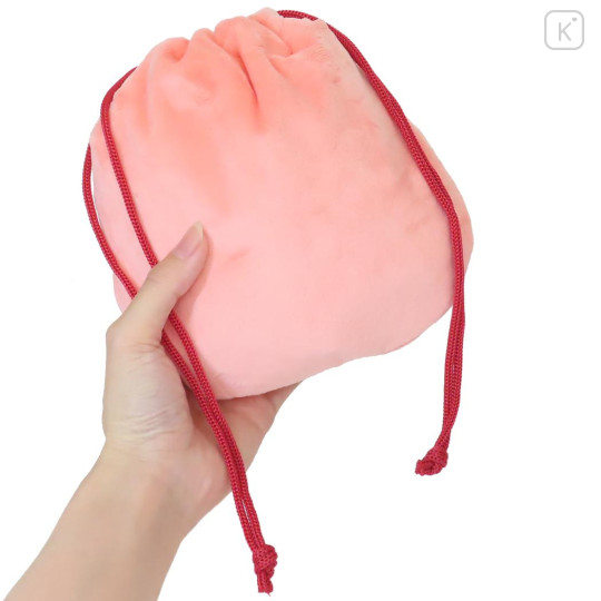 Japan Monchhichi Mascot Drawstring Pouch - Monchhichi-kun - 2