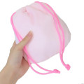 Japan Monchhichi Mascot Drawstring Pouch - Monchhichi-chan - 2