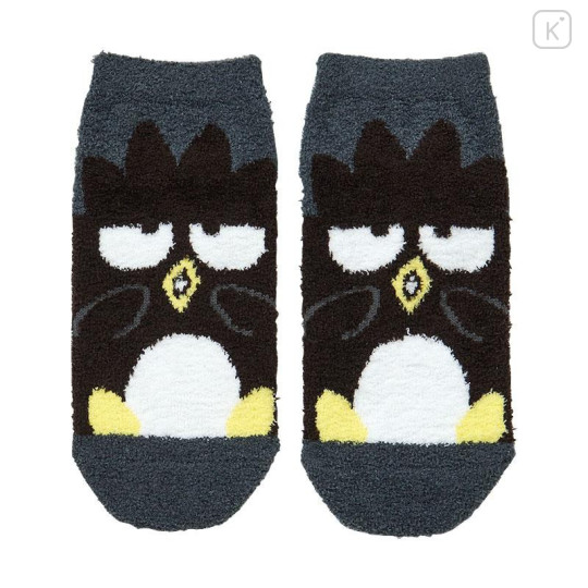 Japan Sanrio Original Fluffy Socks - Badtz-maru : Peek Out - 1