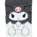Japan Sanrio Original Fluffy Socks - Kuromi : Peek Out - 2