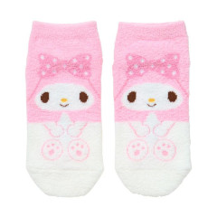 Japan Sanrio Original Fluffy Socks - My Melody : Peek Out