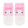 Japan Sanrio Original Fluffy Socks - My Melody : Peek Out - 1