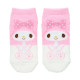 Japan Sanrio Original Fluffy Socks - My Melody : Peek Out