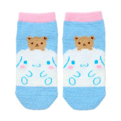 Japan Sanrio Original Fluffy Socks - Cinnamoroll : Peek Out