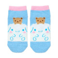 Japan Sanrio Original Fluffy Socks - Cinnamoroll : Peek Out - 1