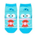 Japan Sanrio Original Fluffy Socks - Hangyodon : Peek Out - 1