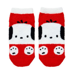 Japan Sanrio Original Fluffy Socks - Pochacco : Peek Out