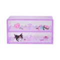 Japan Sanrio Original Stacking Chest Drawer - Kuromi : Relaxing - 1