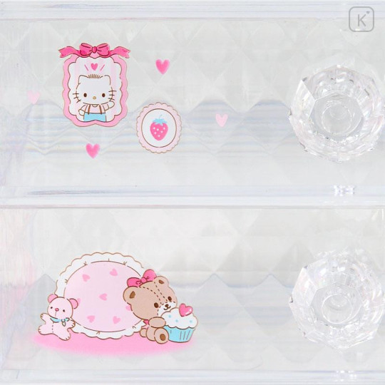 Japan Sanrio Original Stacking Chest Drawer - Hello Kitty : Relaxing - 5