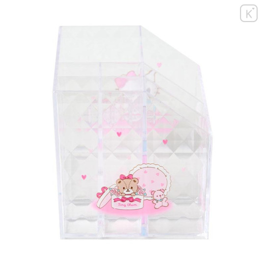 Japan Sanrio Original Cosmetic Desk Organizer - Hello Kitty : Relaxing - 3