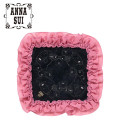 Japan Sanrio × Anna Sui Embroidered Mini Towel Handkerchief Box - My Melody 50th & Kuromi 20th Anniversary Frill Pink - 1