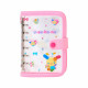 Japan Sanrio 6 Hole Sticker Binder - Usahana : Pink