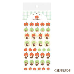 Japan Monchhichi Clear Seal Sheet - Apple