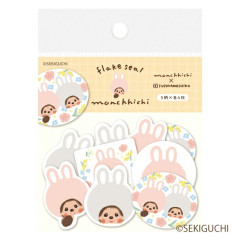 Japan Monchhichi Washi Flake Seal - Rabbit