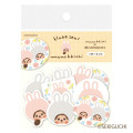 Japan Monchhichi Washi Flake Seal - Rabbit - 1