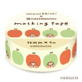 Japan Monchhichi Washi Masking Tape - Apple - 1