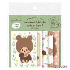 Japan Monchhichi Deco Seal - Bear