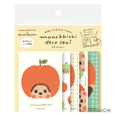 Japan Monchhichi Deco Seal - Apple