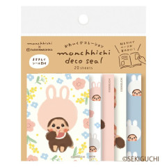 Japan Monchhichi Deco Seal - Rabbit
