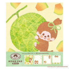 Japan Monchhichi Memo Pad - Melon
