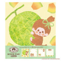 Japan Monchhichi Memo Pad - Melon - 1