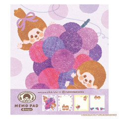 Japan Monchhichi Memo Pad - Grape