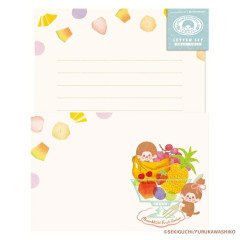 Japan Monchhichi Letter Set - Fruit