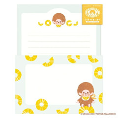 Japan Monchhichi Letter Set - Pineapple