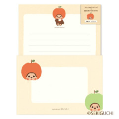 Japan Monchhichi Letter Set - Apple