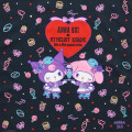 Japan Sanrio × Anna Sui Bento Lunch Cloth - My Melody 50th & Kuromi 20th Anniversary Diner Neon - 2