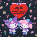 Japan Sanrio × Anna Sui Bento Lunch Cloth - My Melody 50th & Kuromi 20th Anniversary Diner Neon - 3