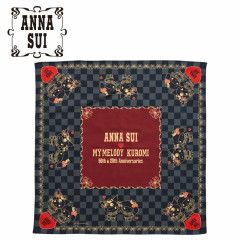 Japan Sanrio × Anna Sui Bento Lunch Cloth - My Melody 50th & Kuromi 20th Anniversary Diner Check